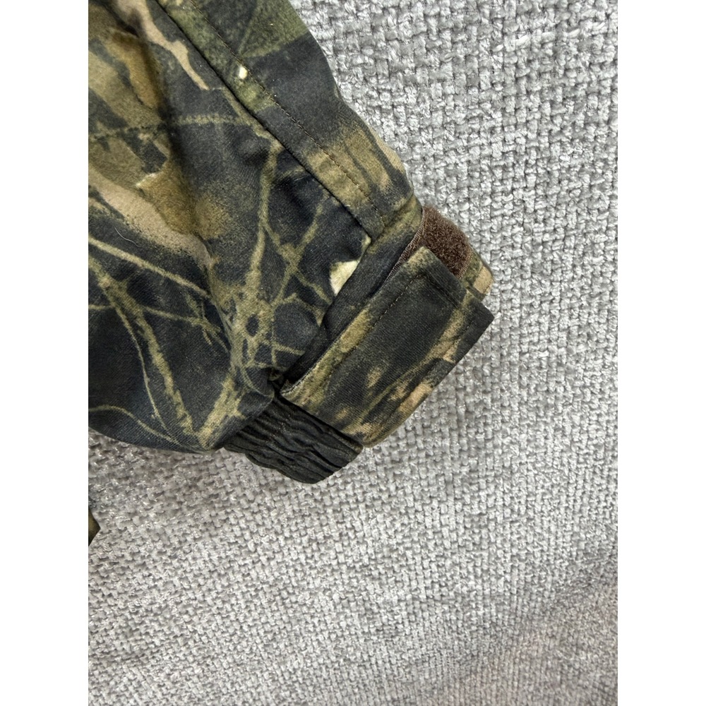 Cabelas Mens XL Mossy Oak Break Up Camo Hunting Jacket Hood Dry Plus - Picture 8 of 16